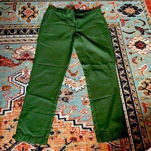 Army Green J Crew Dress Pants